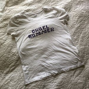 Madewell Cruel Summer White Tight Fit Tee